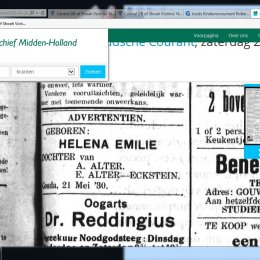 Advertentie geboorte Helena