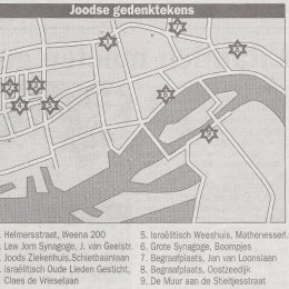 Plekken waar Joodse gedenktekens staan (oud)